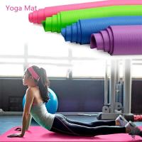 China Indoor Exercise Fitness Yoga Mat EVA Foam Yoga Mat 4MM Thick Non Slip Thick Exercise Mats factory