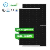 China AKS Jinko Tiger N-type 60tr Solar Panel 360W 365W 370W 375W 380W Solar Panel Painel Solar Jinko Solar PV Module factory