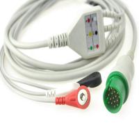 China Adult Pediatric ECG Monitor Cable 72713 72596R With Snap End factory