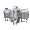 China Mirror Polish Surface 3 Vessel Brewhouse Manual Control System With 1 Year Warranty factory