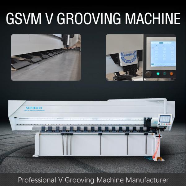 Quality 4000mm CNC V Grooving Machine For Ornament Metal Grooving Machine for sale