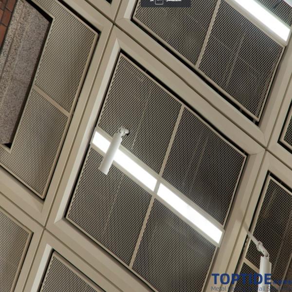Quality CTC Expanded Metallic Wire Mesh Ceiling Translucent Aluminium / Steel Ceiling for sale