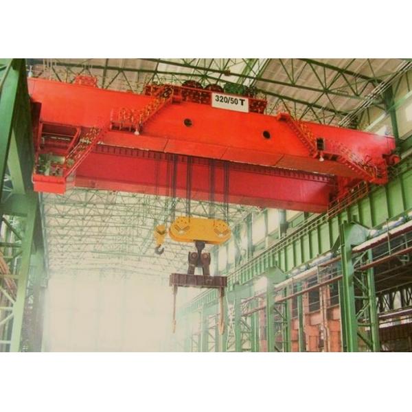 Quality JB T7688 125/32-320/80 Ton Steel Mill Crane Metal Smelting Workshop Lifting Crane for sale