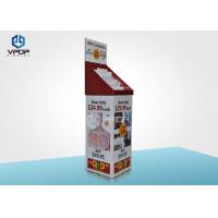 China Portable Cardboard Floor Display Stands 54 * 40 * 168 cm For Calendars / Books factory