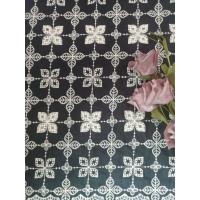 China 100 Yards Floral Cotton Embroidered Eyelet Fabric Children Garment Fabric factory