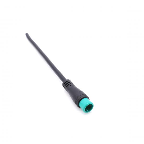 Quality PVC Waterproof Cable Connector Black M8 6 Pin IP65 Ebike Use for sale