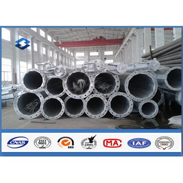 Quality HDG Electrical Tubular Steel Pole High strength low alloy structural steels for sale