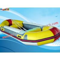 China Customized 0.9mm Inflatable Boat Toys PVC Tarpaulin Fabric River Rafting factory