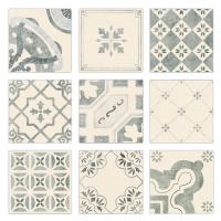 China Fashion Patterned Concrete Kitchen Wall Cladding Tiles Hot Bordered 20x20cm factory