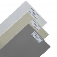 China Plain White Beige Grey 100% Polyester Fire Retardant Roller Fabrics For Window factory