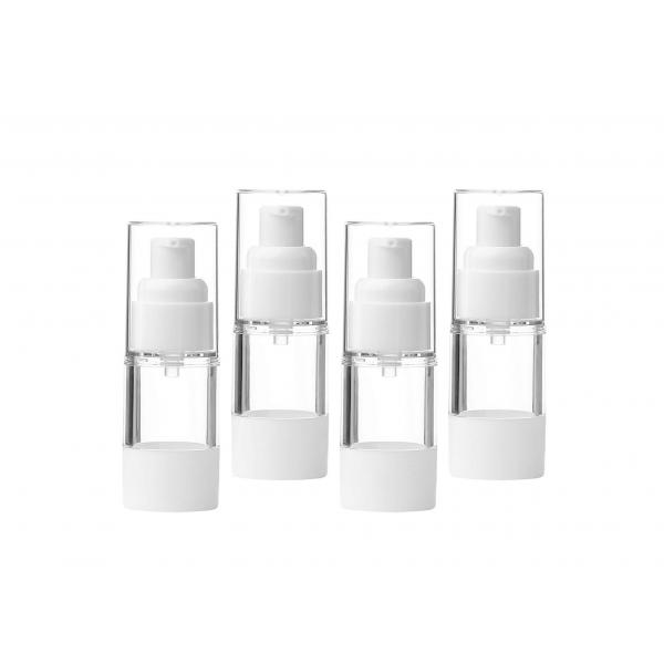 Quality AS / PP Airless Cosmetic Bottles Smooth Surface Shatter Resistant for sale