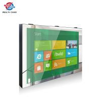 China Semi Outdoor LCD Digital Signage Smart Mirror Glass T/R 50%/50% LCD Display Capacitive Touch Screen for sale
