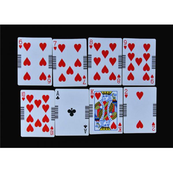 Quality Standard Poker Size 63*88mm Casino Playing Cards Black Core Gambling Casino for sale