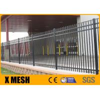 Quality Astm F2589 Standard Decorative Wrought Iron Fence Anti Rust Border Protection for sale