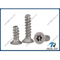 China Stainless Flat Head Star Pin-in Security Thread-forming Screws for Plastic factory