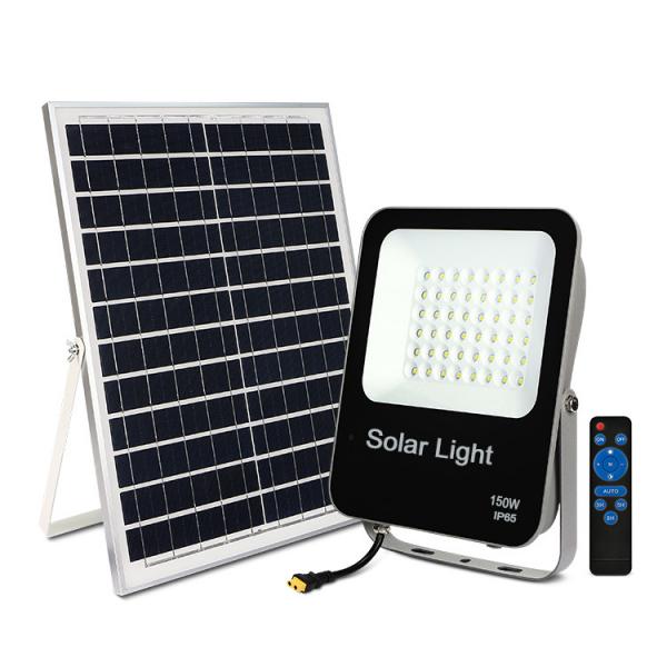 Quality 150W 100W 60W 30W Remote Control Solar Flood Lights for sale