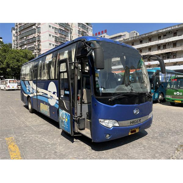 Quality Diesel  Used Tourist Bus 37 Seats 2 Door LHD Euro 4 With Manual Transmission for sale