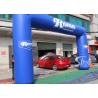 China Full digital printing outdoor blue Roma advertising inflatable arch for promotion activities factory