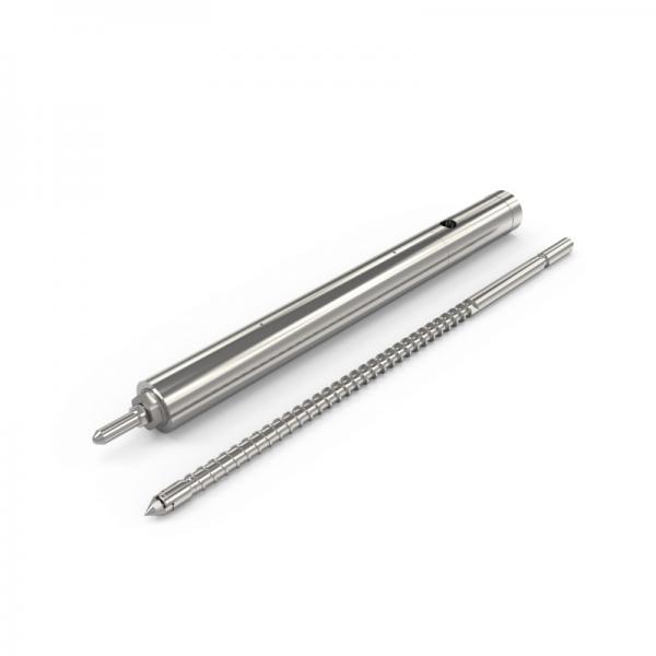 Quality 140mm Injection Screw Barrel 0.5-0.8mm For 36mm 40mm 45mm Haitian Machine for sale