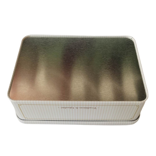 Quality Vintage Decorative Biscuit Tin Can Box Medium Rectangular Food Grade for sale