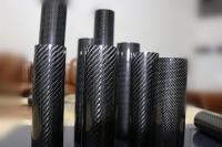 China Large diameter carbon fiber tube , hot sale 3K twill weave 50mm carbon fiber tube factory