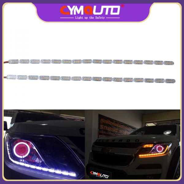 Quality Fog LED Daytime Running Lights Anticollision Drl Flowing LED Turn Signal for sale