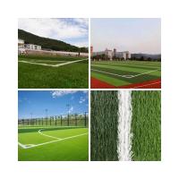 China LvYin Soccer Artificial Grass 50mm SBR Latex Fake Grass Football Pitch factory