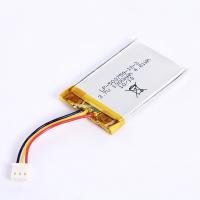 China 503759 Ultra Thin Lithium Polymer Battery Rechargeable 100 Cycles for sale