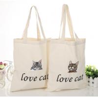 China China OEM Customize Print Letter Canvas Shopping Bag factory