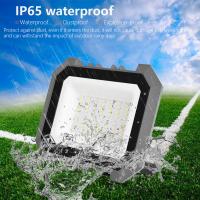 China Patios High Power Outdoor Solar Flood Lights 100W Eco Friendly factory