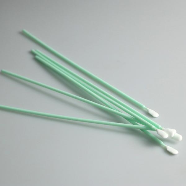 Quality 250mm PP Long Handle Lint Free Dacron Swabs Cleaning Stick For Electronics for sale