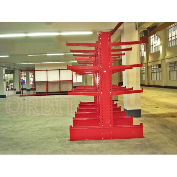 Quality Long Goods Handling Cantilever Shelving For Timber , Pipe , Tube Storage for sale