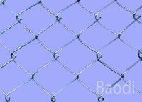 China Electro Galvanized Chain Wire Fencing With Post , High Chain Link Fence Fabric factory