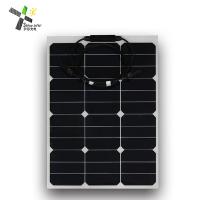 China Mono Cell SunPower Flexible Solar Panels 50W High Efficiency For Off - Grid Systems factory