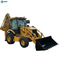 Quality Weight 8200KG 74kW Engine SAM388 Backhoe Loader Machine With 4 In 1 Bucket for sale