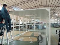 China Compact Air Purification Equipment Softwall Clean Room With Anti Staic Grid Curtain factory
