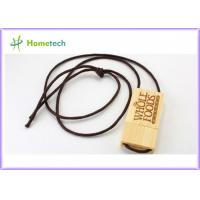 Quality Promo Mini Wooden USB Flash Drive , Laser Printing Logo USB Flash Drive 1GB / for sale