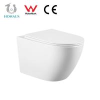 Quality Watermark CE Wall Hanging Commode Rimless Water Closet Washdown Type for sale
