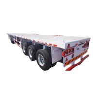 China SDHIM Interlink Flat Deck Semi Trailer 20Foot And 40Foot factory