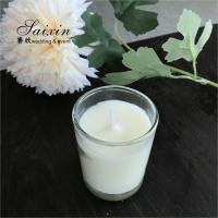 China SX-C014 Wholesale Cheap Event Decor Tealight Glass Cup Real Wax Candle factory