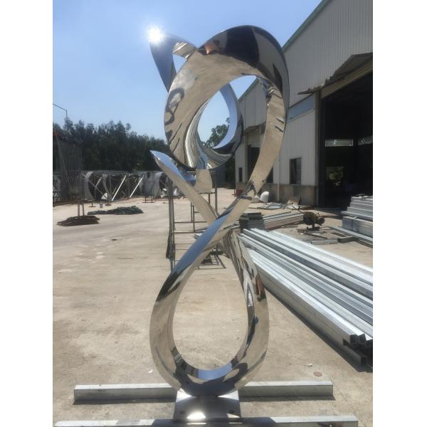 Quality Garden Outdoor Metal Sculpture Metal Abstract Style For Square Decoration for sale