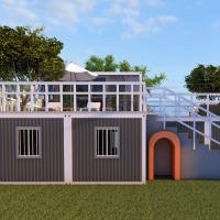 Quality Design Modular Prefabricated House Balcony Tiny Container Homes Prefab Houses for sale