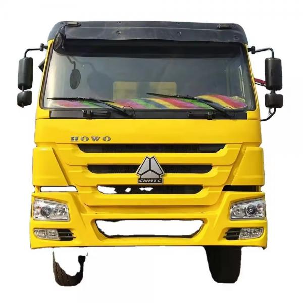 Quality 10-15 T Used Tipper Trucks Front Axle Reinforced Wide Cargo Box 6x4 HOWO Dumper Truck for sale