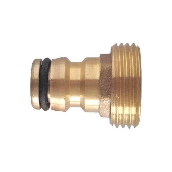 Quality RB / CP Color Brass Quick Connect Garden Hose Fittings Male Thread Tap Adaptor for sale