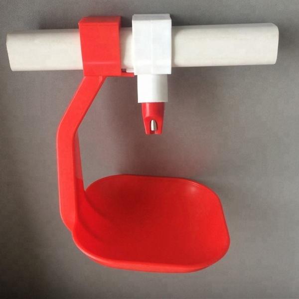 Quality Automatic Poultry Nipple Drinker With Cup PVC Pipe Chicken Nipple Cups for sale