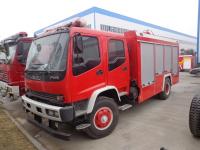 China ISUZU 8 Tons Fire Fighter Fire Brigade Truck 8cbm With Big Water Tank factory