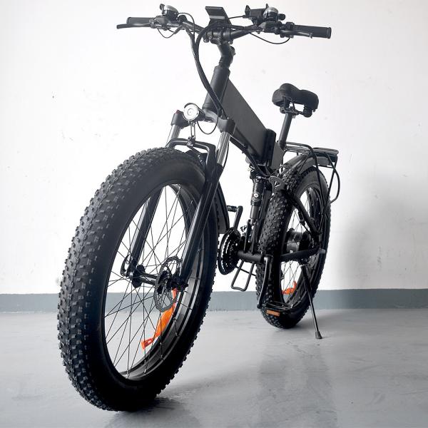 Quality 1000w Motorized Fat Bike 48v 14AH 26 Inch Fat Tyre Electric Bicycle Customerized for sale