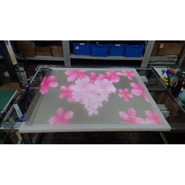 Quality P6 P10 Transparent LED Display Panel Flexible Full Color For Indoor for sale