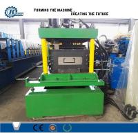 Quality Green / Blue Cr 12 Purlin Roll Forming Machine , Sheet Metal Shaping Machines for sale