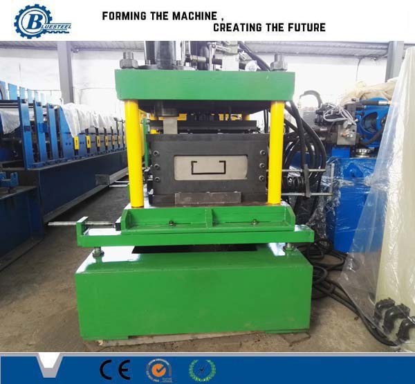 Quality Green / Blue Cr 12 Purlin Roll Forming Machine ,  Sheet Metal Shaping Machines for sale